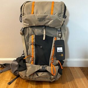 Mystery Ranch Bridger 55L Backpack Size M NWT - Hummus